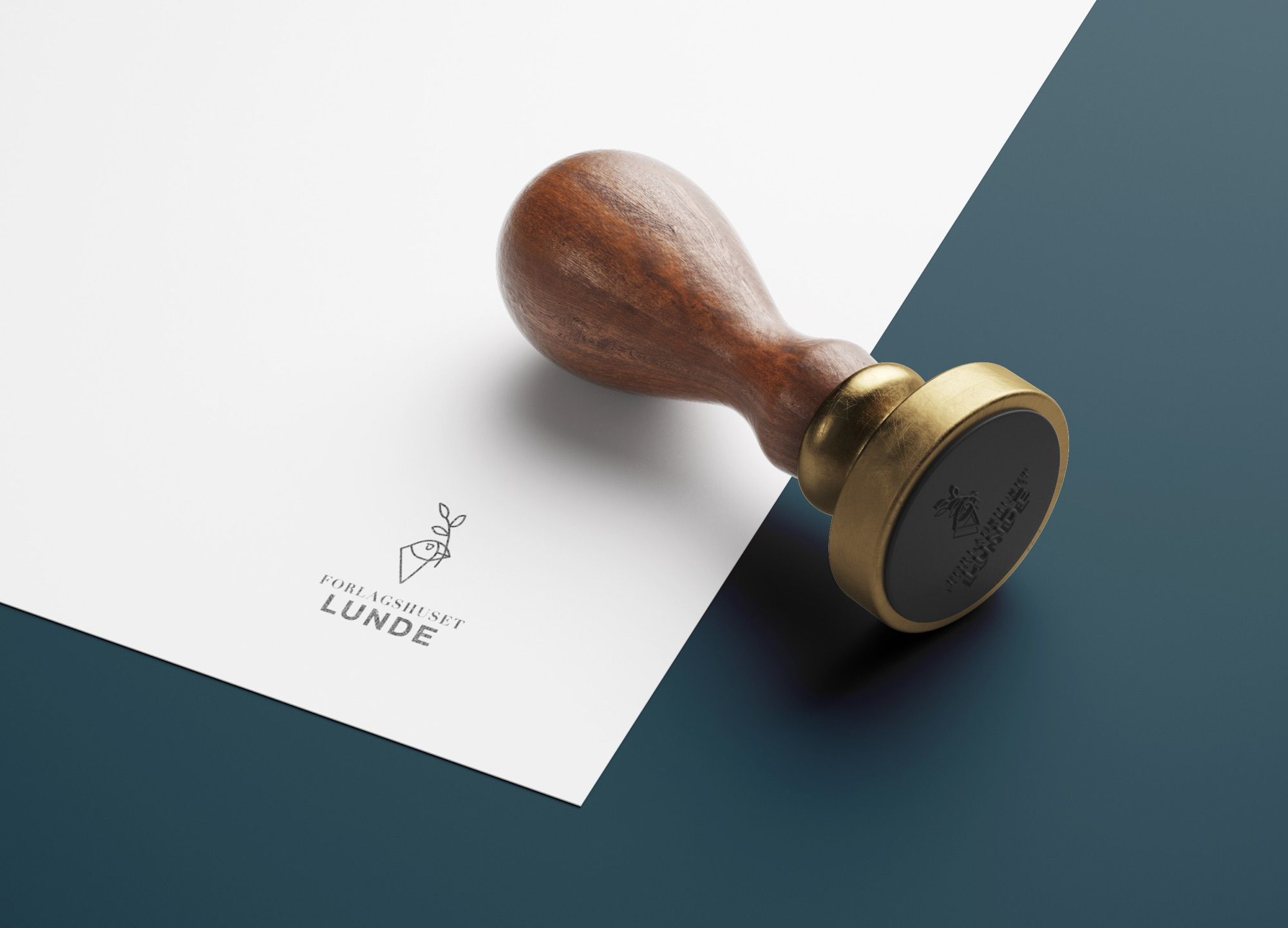 Forlagshuset Lunde Stempel.